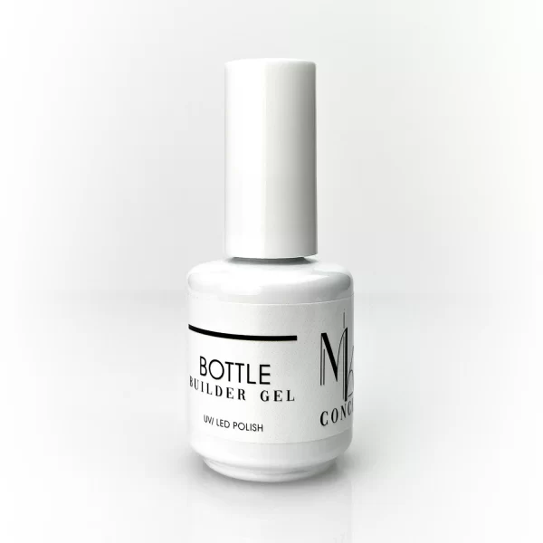 MK Concept Bottle Builder Gel - Medium Viscosity Adhesive and Build-up Gel in Transparent Bottle