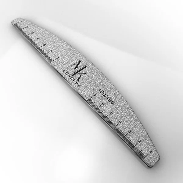 MK Concept Nail File - Gentle, Curved Edge for Shaping Natural and Gel Nails.