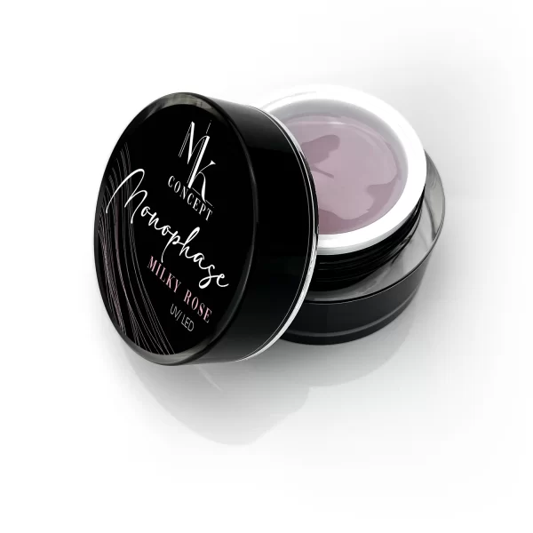 MK Concept Monophase Gel Milky Rose: Achieve salon-quality nails with ease.