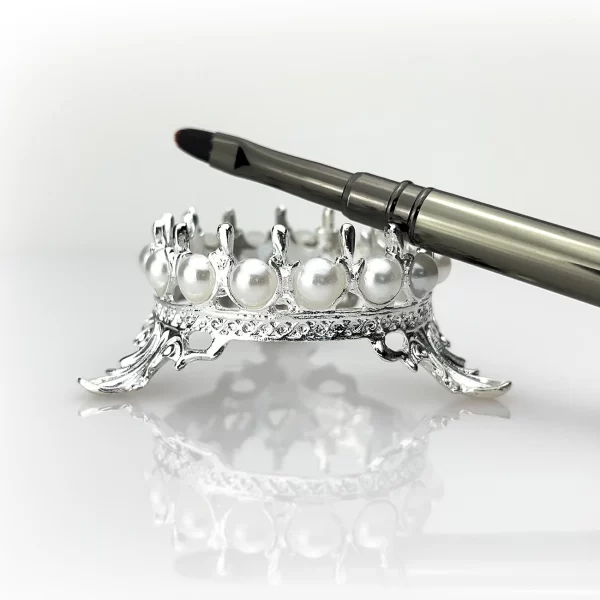 Stylish Crown Design Brush Holder for Manicure Pens